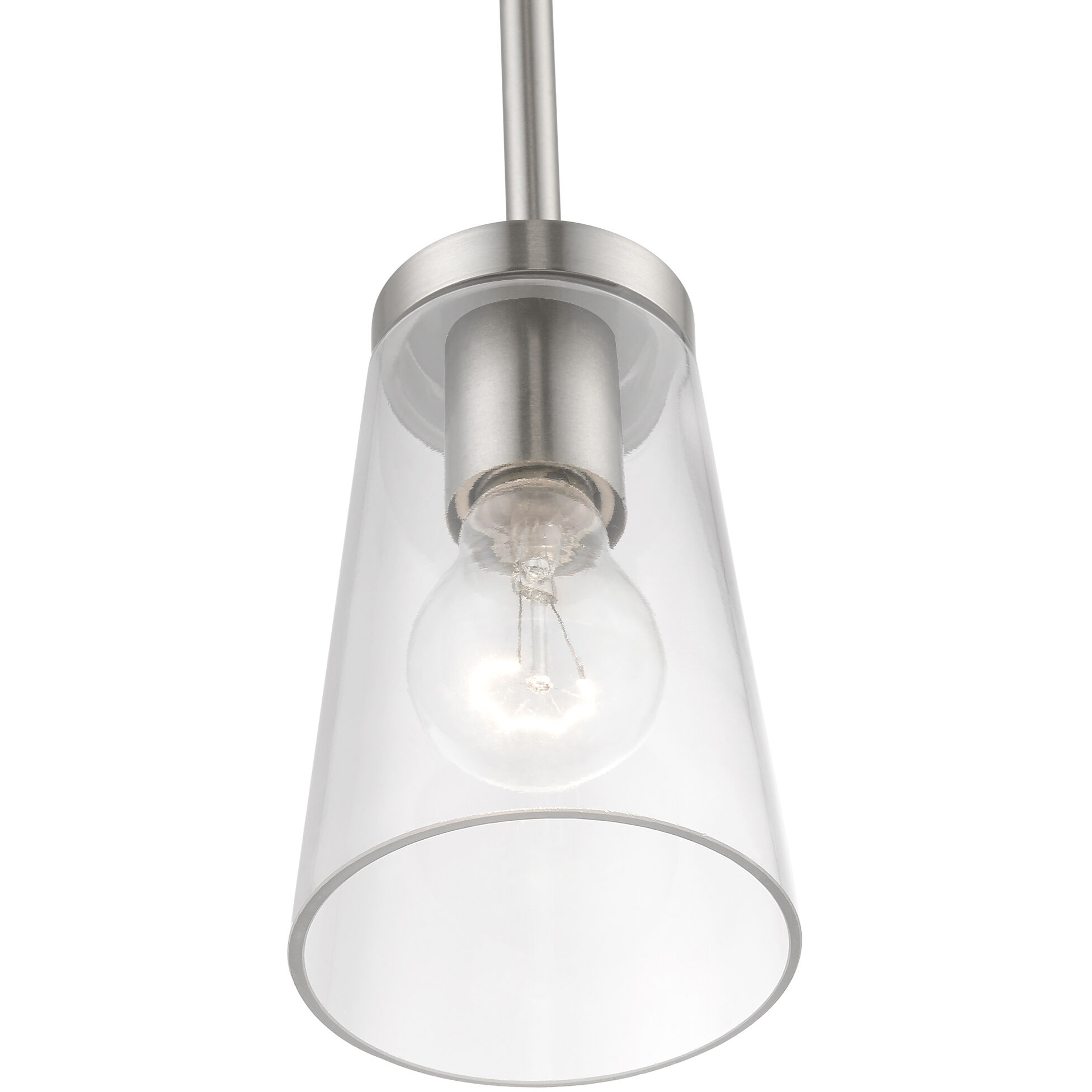 Cityview 1 Light 5 inch Brushed Nickel Mini Pendant Ceiling Light