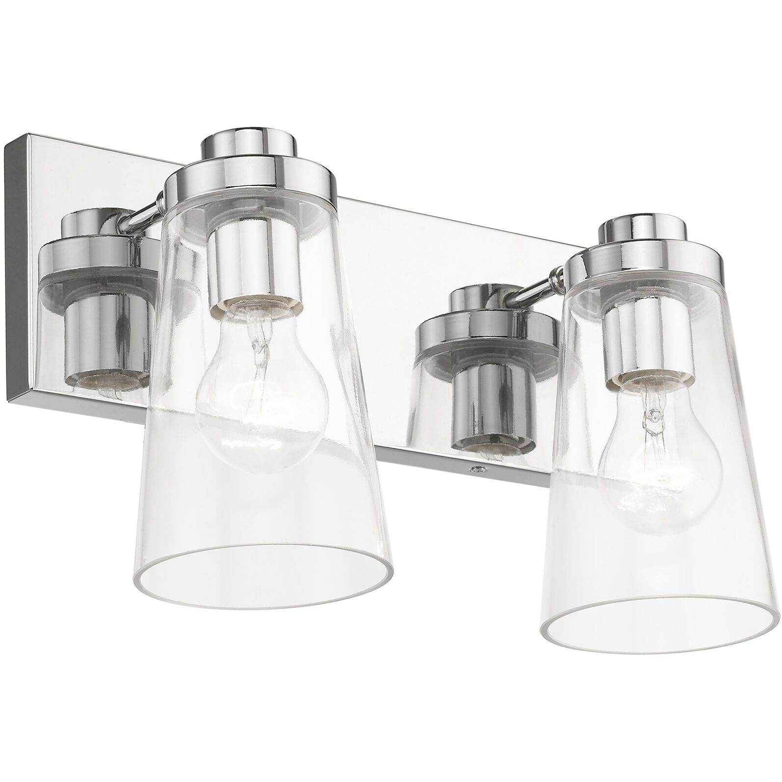 Cityview 2 Light 14 inch Polished Chrome Vanity Sconce Wall Light