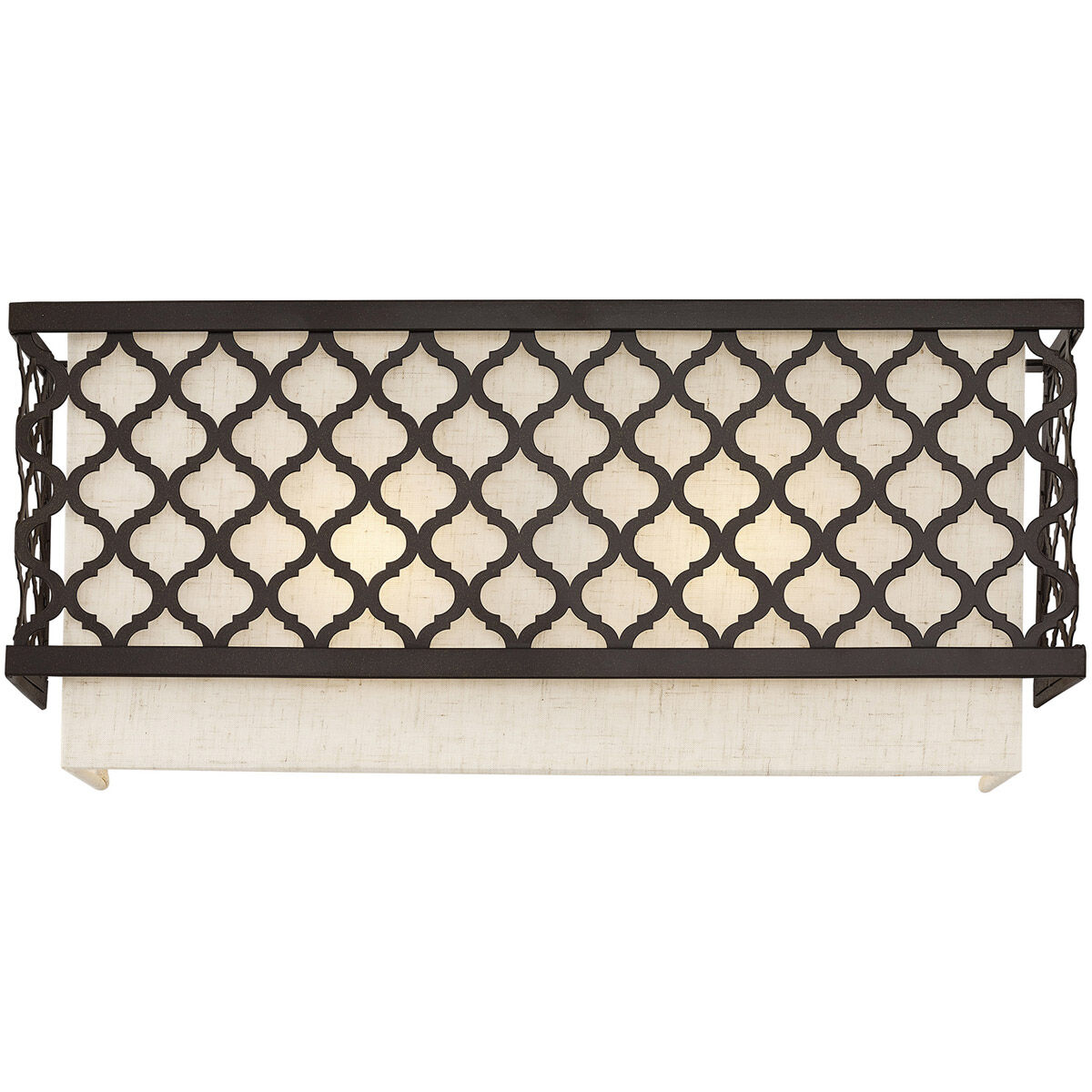 Arabesque 2 Light 16 inch English Bronze ADA ADA Wall Sconce Wall Light