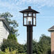 Crestlake 1 Light 13.5 inch Textured Black Outdoor Post Top Lantern