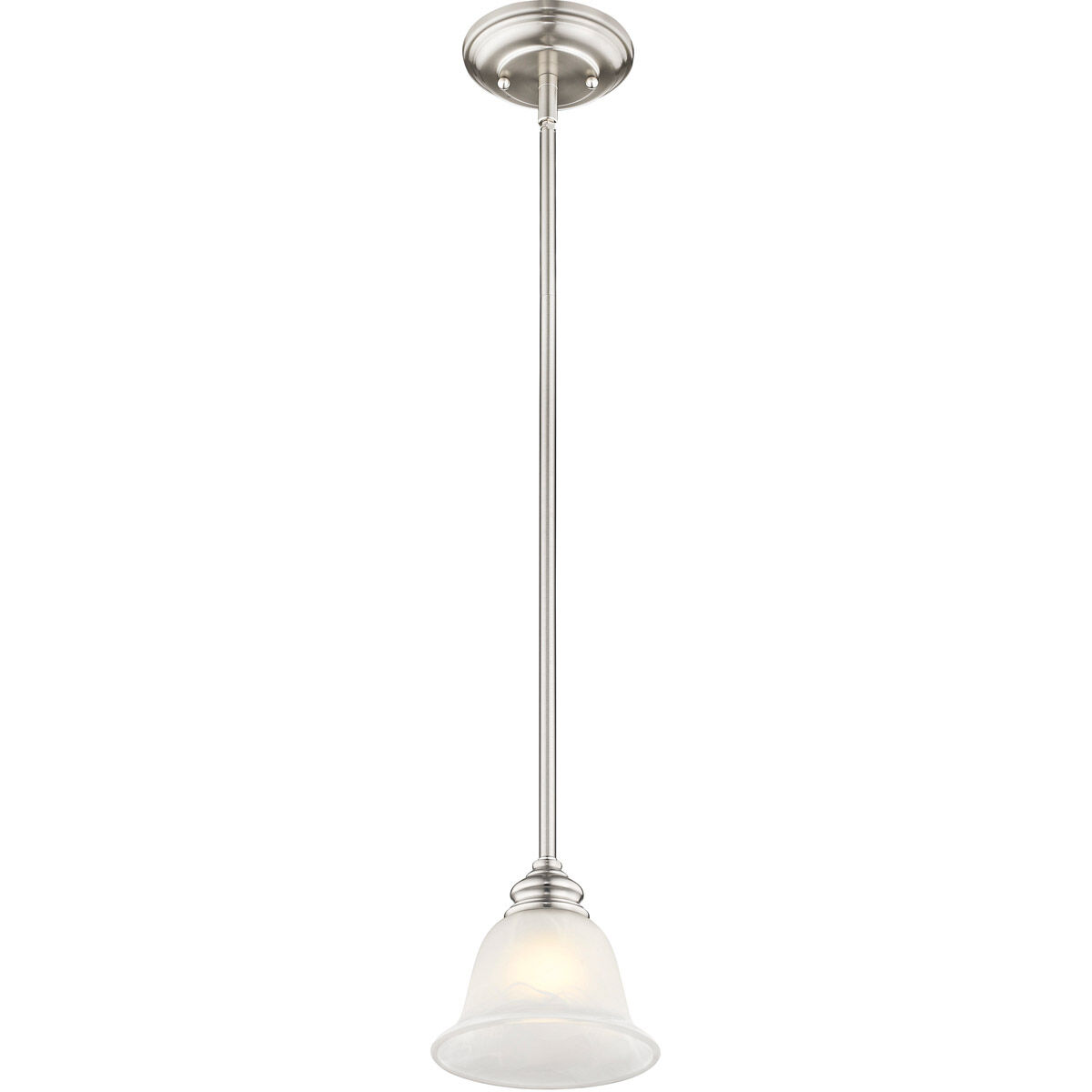 Essex 1 Light 6 inch Brushed Nickel Mini Pendant Ceiling Light