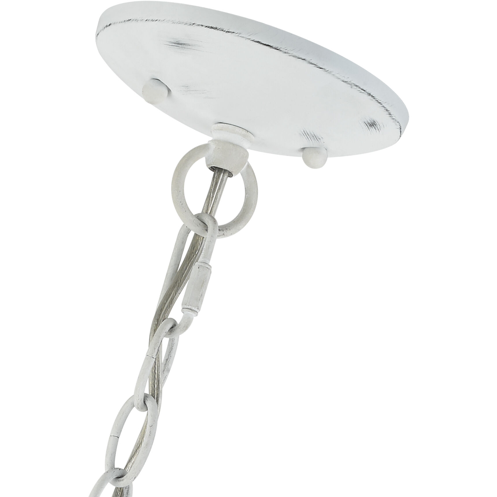 Katarina 5 Light 23 inch Antique White with Antique Brass Accents Chandelier Ceiling Light