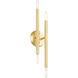 Soho 4 Light 5 inch Satin Brass ADA Sconce Wall Light