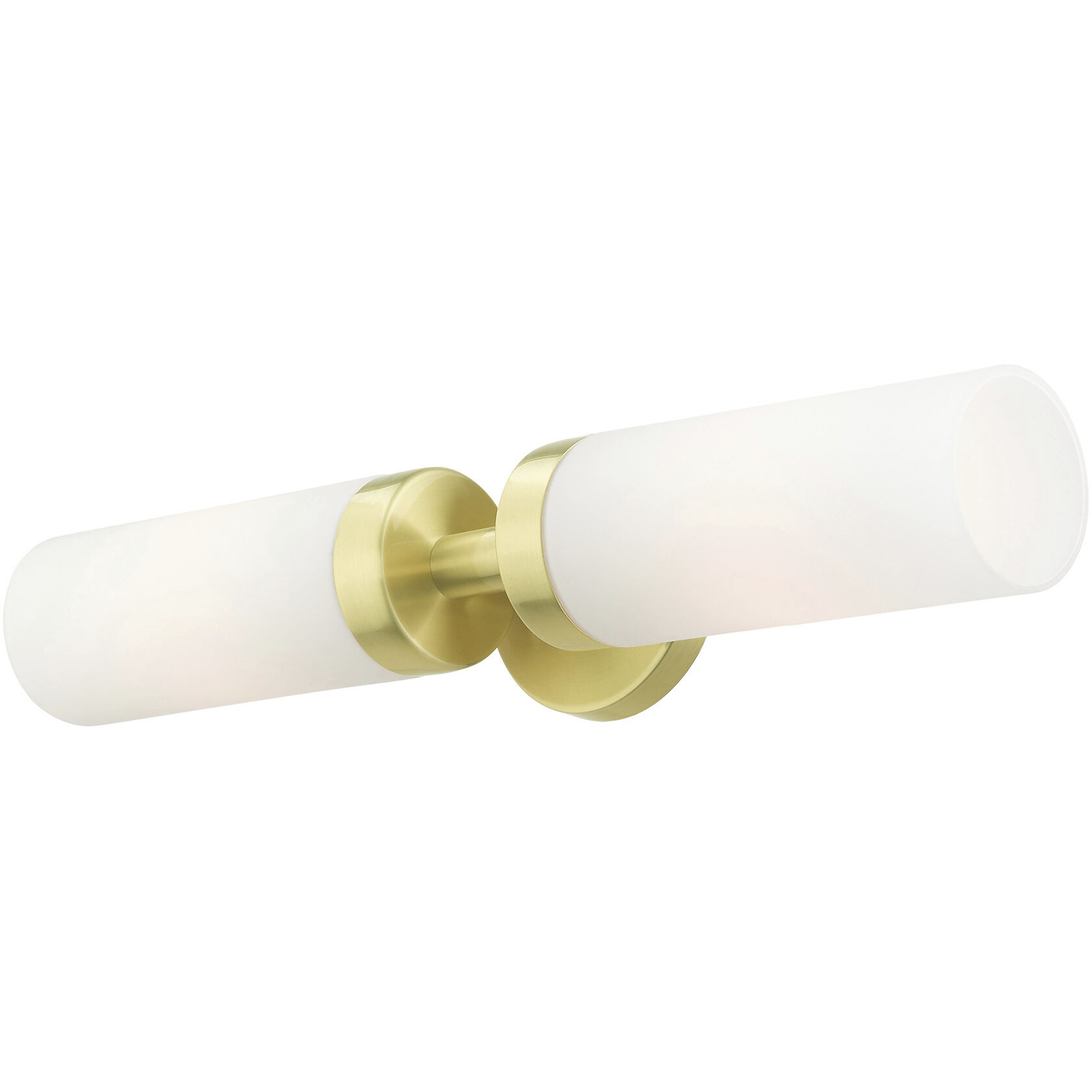 Aero 2 Light 19 inch Satin Brass ADA Vanity Sconce Wall Light