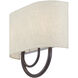 Stratton 2 Light 13 inch English Bronze ADA Wall Sconce Wall Light