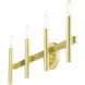 Copenhagen 4 Light 24 inch Satin Brass ADA Vanity Sconce Wall Light