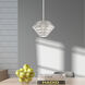 Amsterdam 1 Light 10 inch Brushed Nickel Mini Pendant Ceiling Light