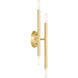 Soho 4 Light 5 inch Satin Brass ADA Sconce Wall Light