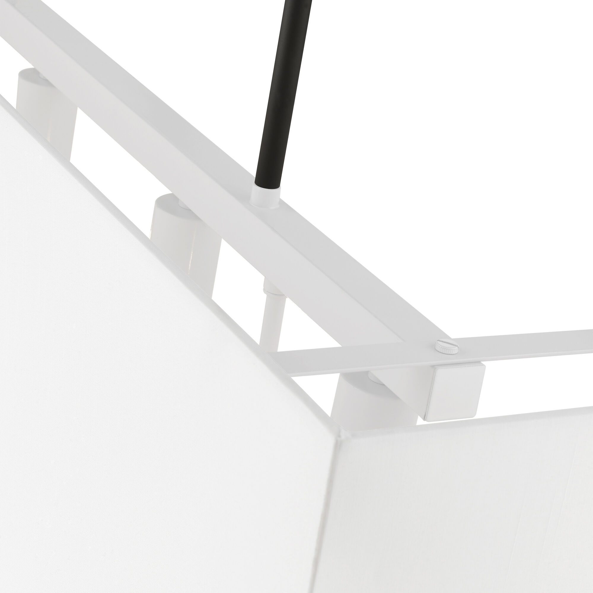 Summit Linear Chandelier Ceiling Light in Black