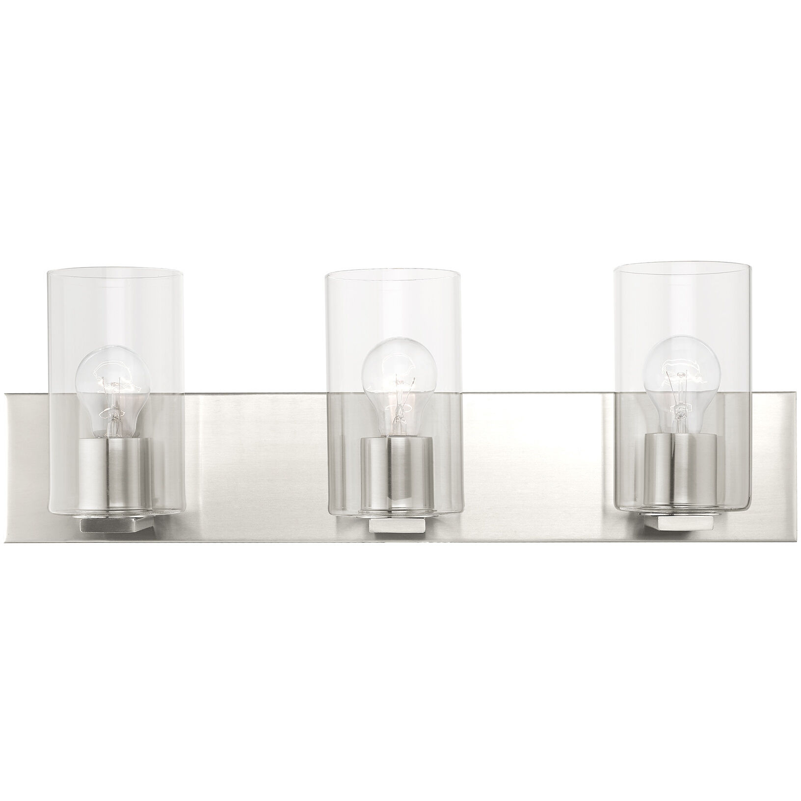 Zurich 3 Light 24 inch Brushed Nickel Vanity Sconce Wall Light