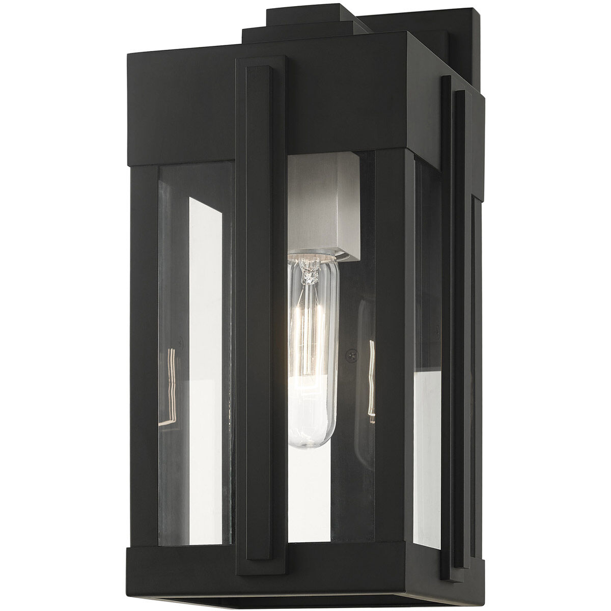 Lexington 1 Light 13 inch Black Outdoor Wall Lantern