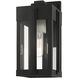 Lexington 1 Light 13 inch Black Outdoor Wall Lantern
