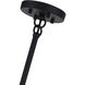 Denmark 12 Light 42 inch Black with Brushed Nickel Accents Foyer Chandelier Ceiling Light