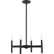 Copenhagen 4 Light 20 inch Black Chandelier Ceiling Light