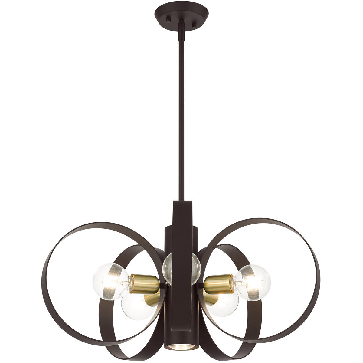 Modesto 6 Light 24 inch Bronze Chandelier Ceiling Light