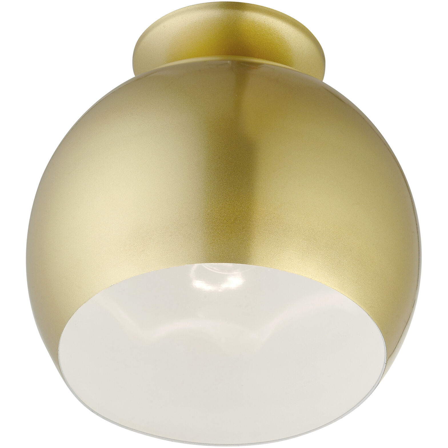 Piedmont 1 Light 10 inch Soft Gold Semi-Flush Mount Ceiling Light