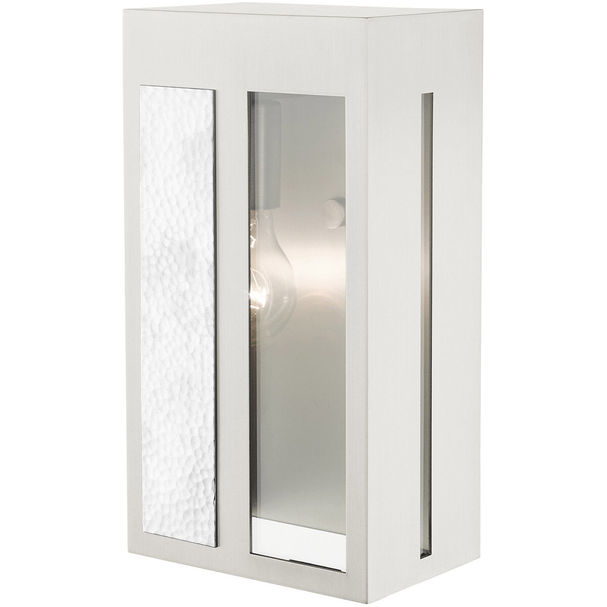 Lafayette 1 Light 11 inch Brushed Nickel Outdoor ADA Wall Lantern