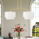 Manorwood 2 Light 35 inch Soft Gold Linear Chandelier Ceiling Light