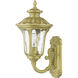 Oxford 1 Light 14.5 inch Soft Gold Outdoor Wall Lantern, Small