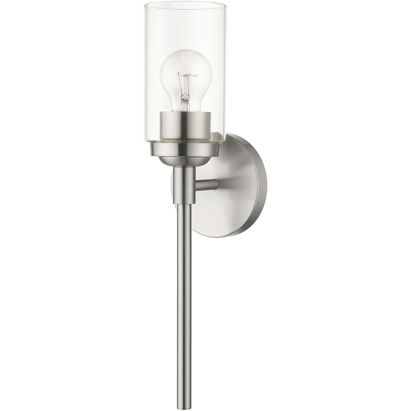Whittier 1 Light 4.75 inch Brushed Nickel ADA Wall Sconce Wall Light, Single