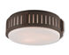 Portland 3 Light 15 inch Olde Bronze Flush Mount Ceiling Light