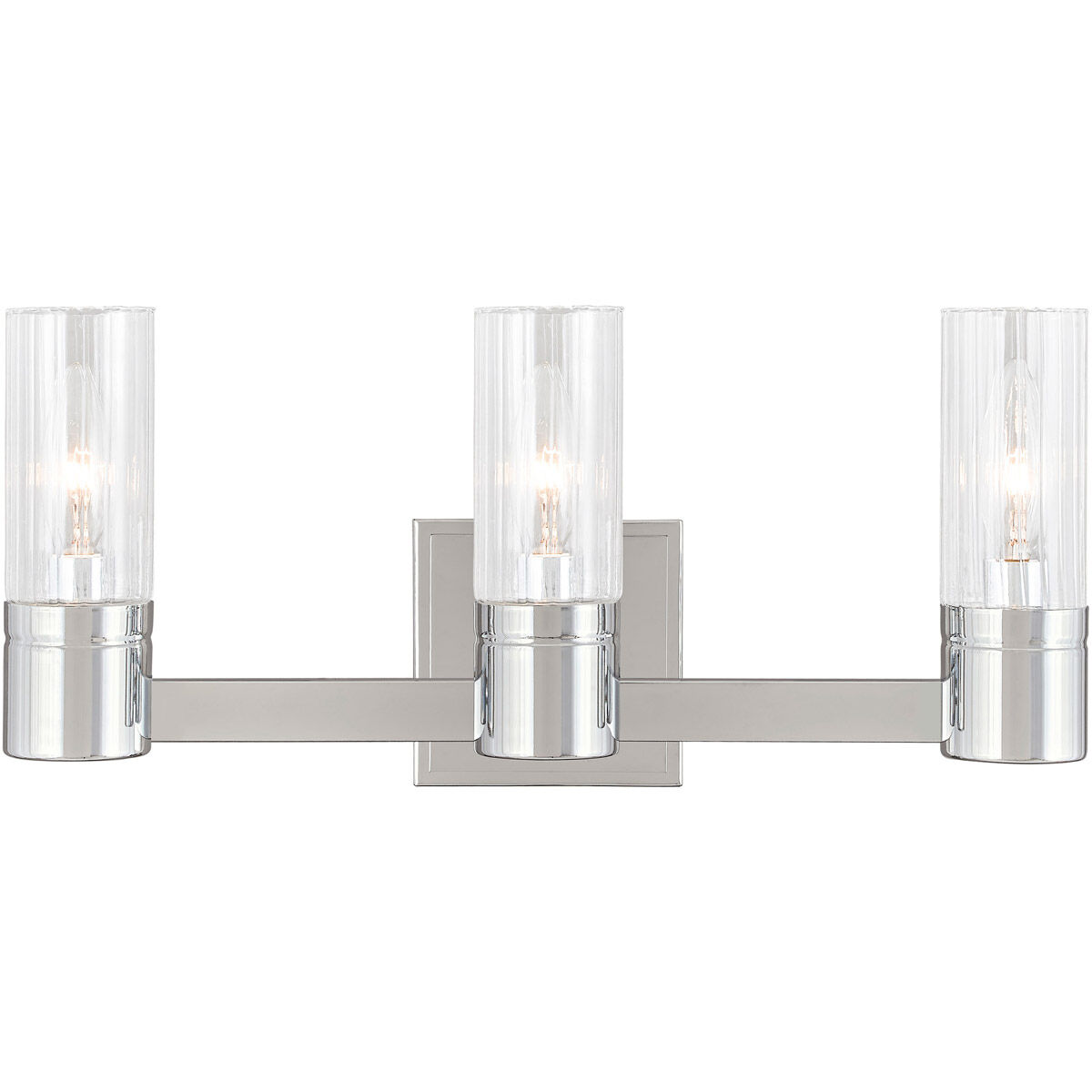Midtown 3 Light 18 inch Polished Chrome Bath Vanity Wall Light