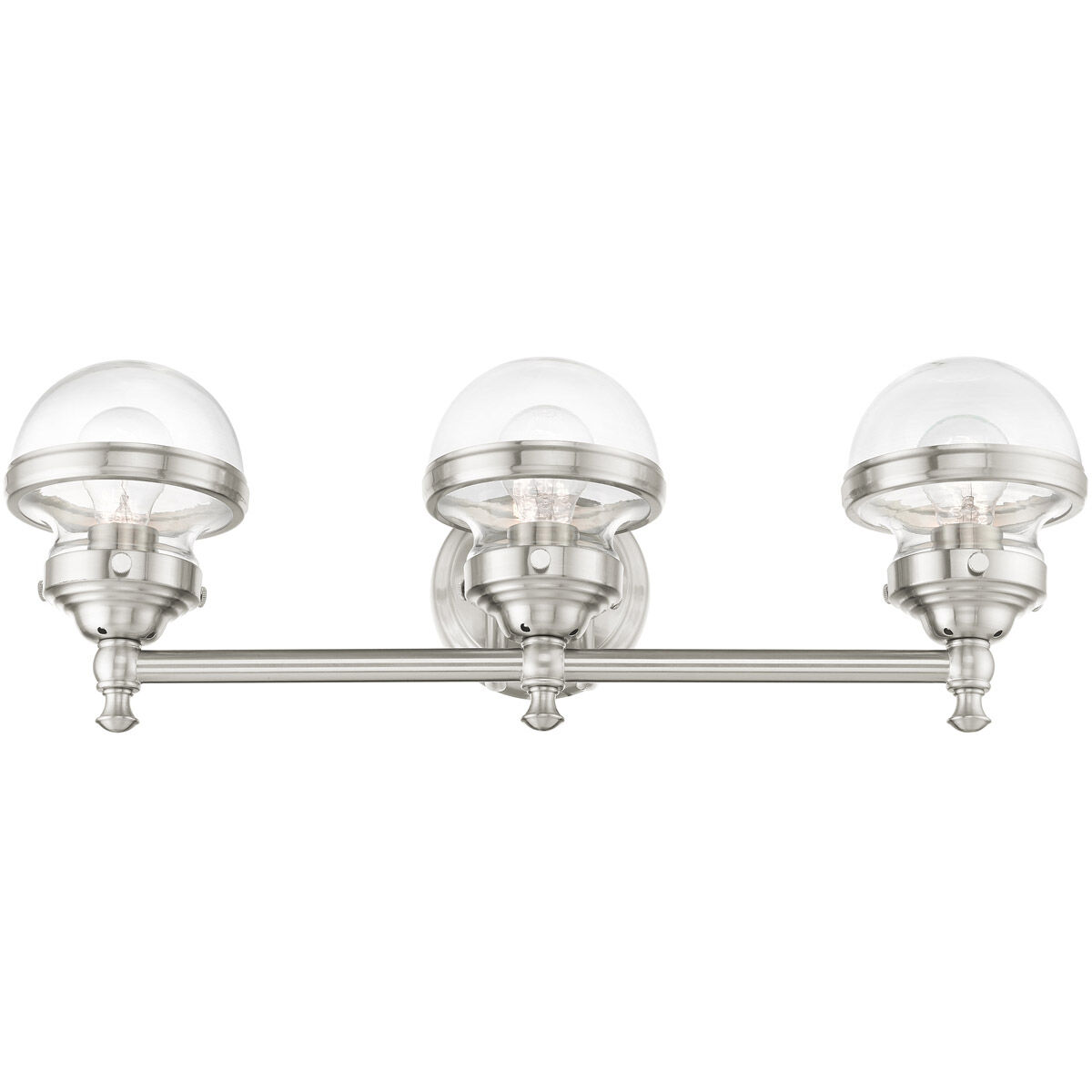 Oldwick 3 Light 24 inch Brushed Nickel Vanity Sconce Wall Light