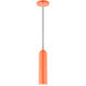 Ardmore 1 Light 5 inch Shiny Orange Pendant Ceiling Light 