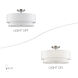 Fontana 4 Light 18 inch Brushed Nickel Semi-Flush Ceiling Light