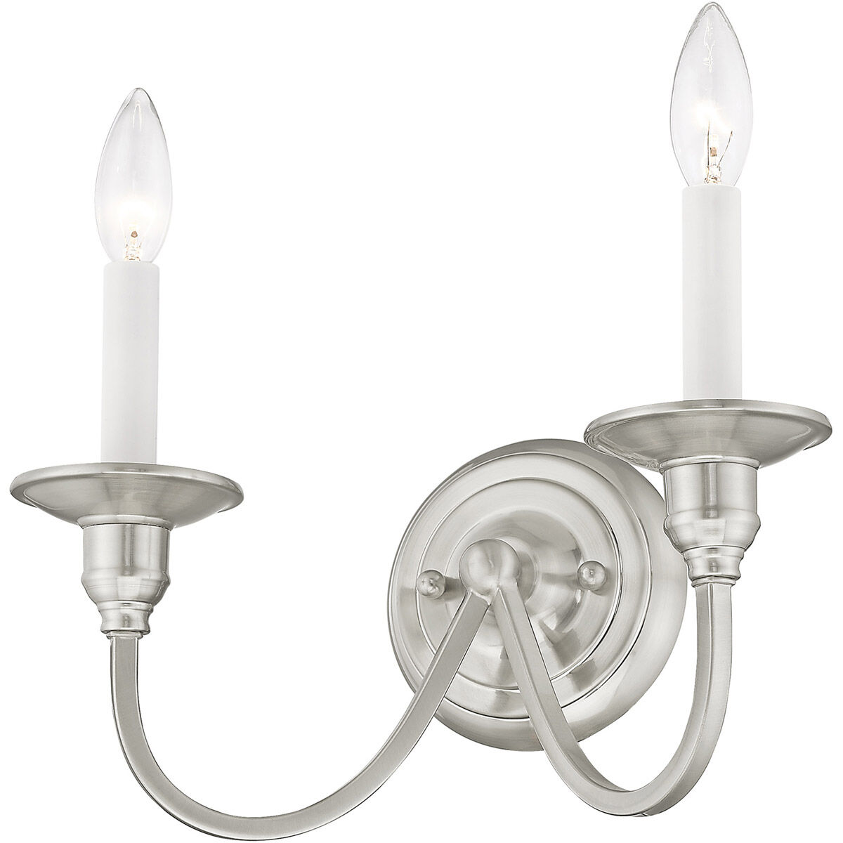 Cranford 2 Light 13 inch Brushed Nickel Wall Sconce Wall Light