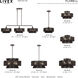 Florell 5 Light 22 inch English Bronze Pendant Chandelier Ceiling Light