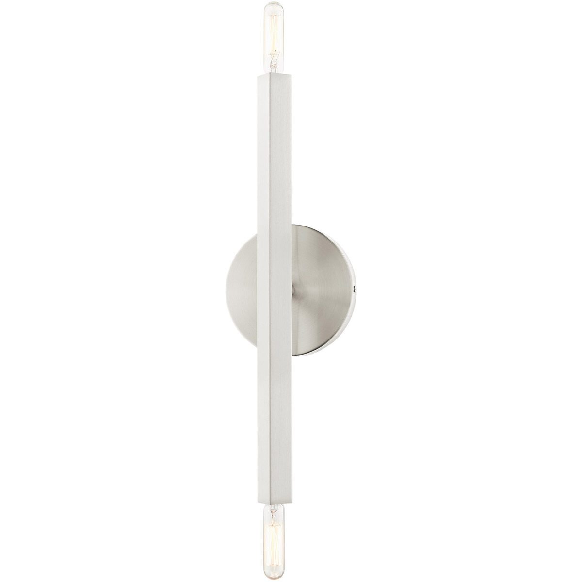 Monaco 2 Light 5 inch Brushed Nickel ADA ADA Sconce Wall Light