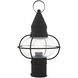 Newburyport 1 Light 15 inch Black Outdoor Post Top Lantern