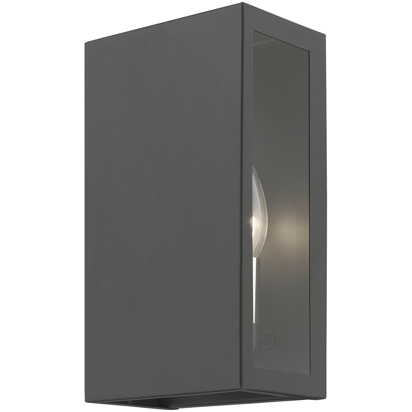 Winfield 2 Light 11 inch Textured Black with Brushed Nickel Candles Outdoor Sconce, Medium