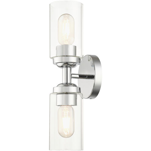 Whittier 2 Light 4.75 inch Polished Chrome Vanity Sconce Wall Light