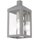 Nyack 1 Light 10.5 inch Nordic Gray Outdoor Wall Lantern