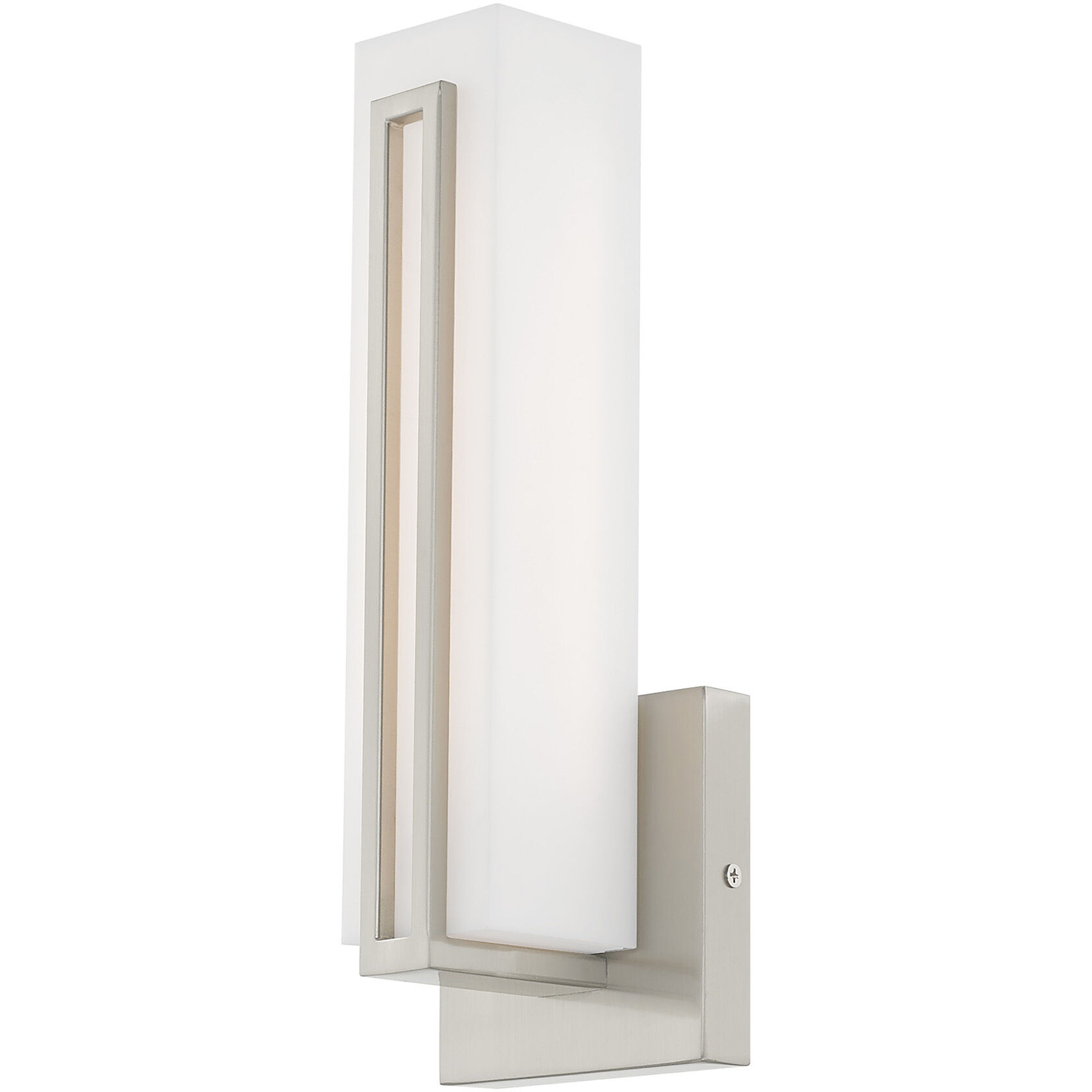 Fulton LED 4 inch Brushed Nickel ADA ADA Wall Sconce Wall Light