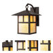 Montclair Mission 1 Light 13.75 inch Bronze Medium Outdoor Wall Lantern