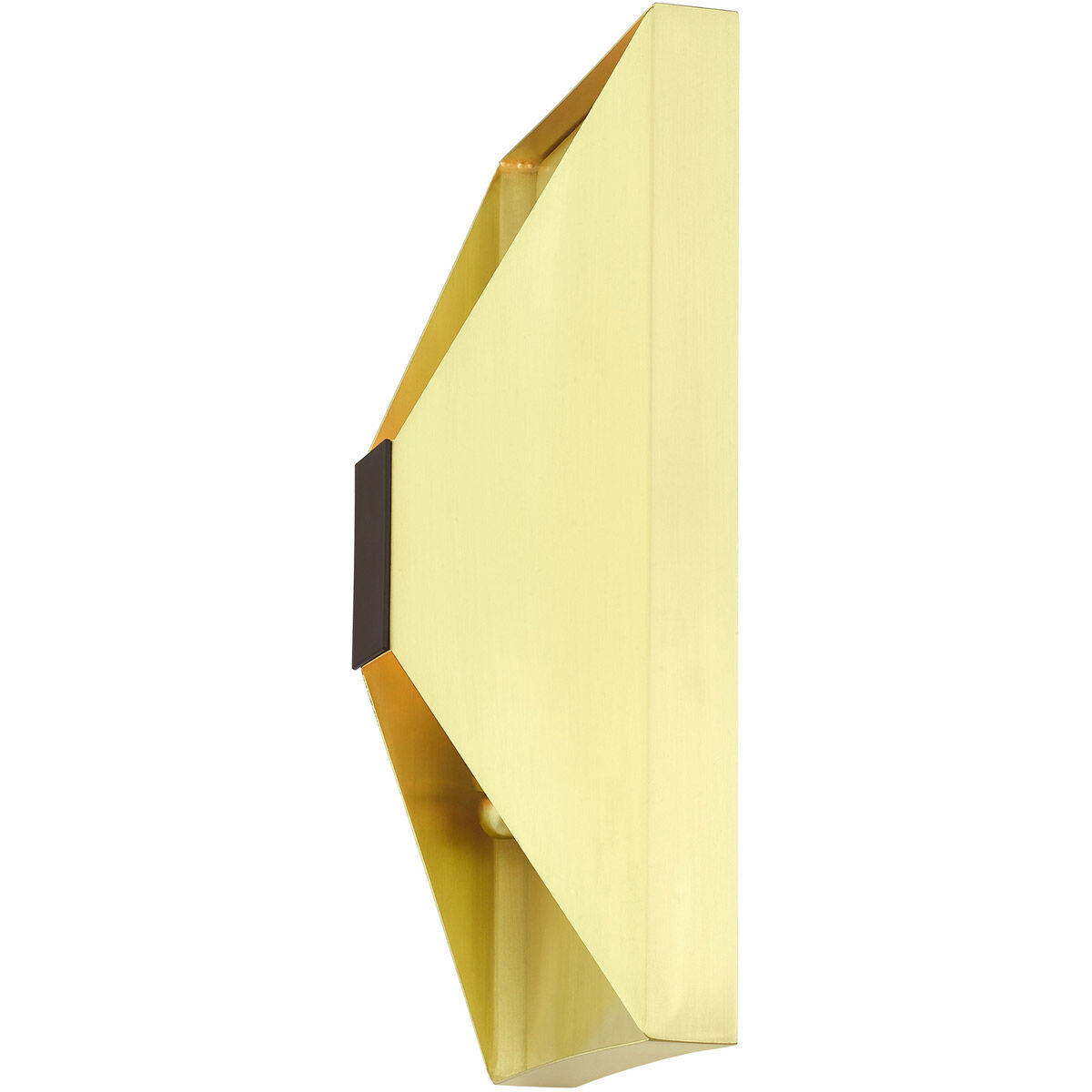 Lexford 2 Light 7 inch Satin Brass ADA ADA Sconce Wall Light