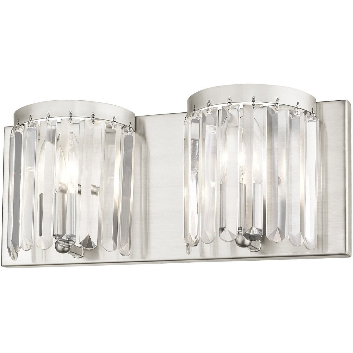 Ashton 2 Light 17 inch Brushed Nickel ADA Bath Vanity Wall Light