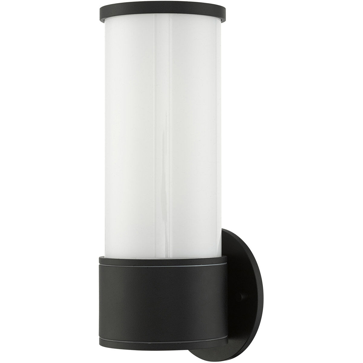 Landsdale 1 Light 12 inch Textured Black Outdoor Wall Lantern