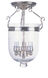 Jefferson 3 Light 10 inch Polished Nickel Semi-Flush Mount Ceiling Light