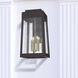 Oslo 4 Light 26.25 inch Bronze with Antique Brass Candles Outdoor Wall Lantern
