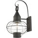 Newburyport 1 Light 20.5 inch Charcoal Outdoor Wall Lantern