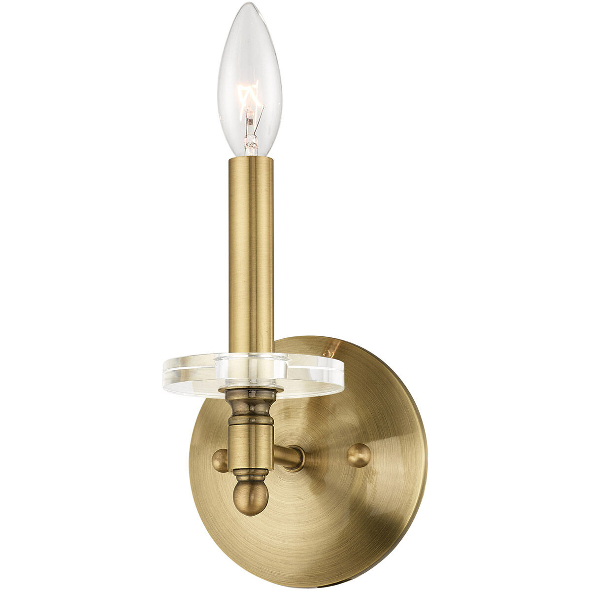 Bennington 1 Light 5 inch Antique Brass Wall Sconce Wall Light