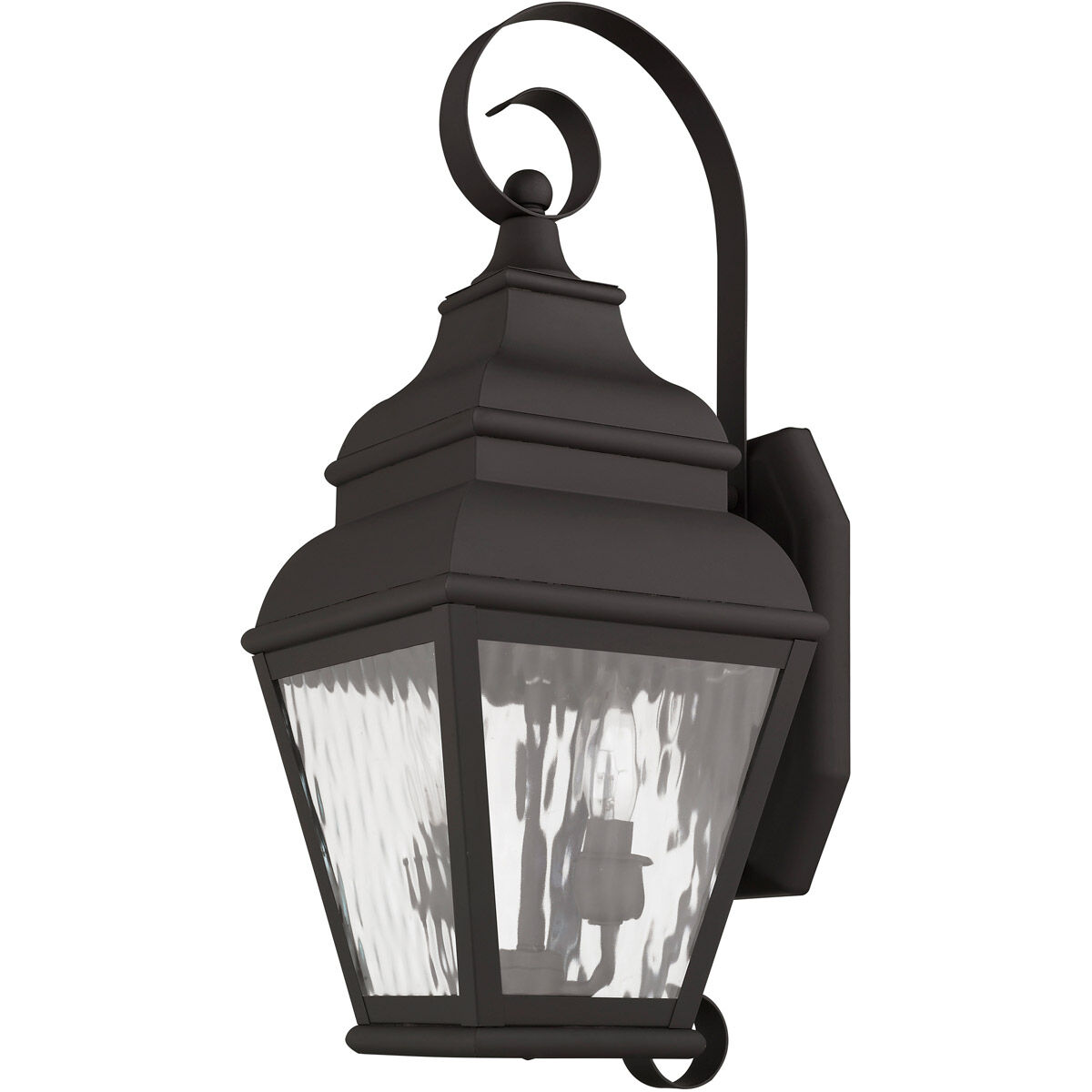 Exeter 2 Light 22 inch Bronze Outdoor Wall Lantern