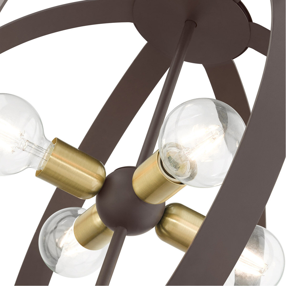 Modesto 4 Light 20 inch Bronze Chandelier Ceiling Light