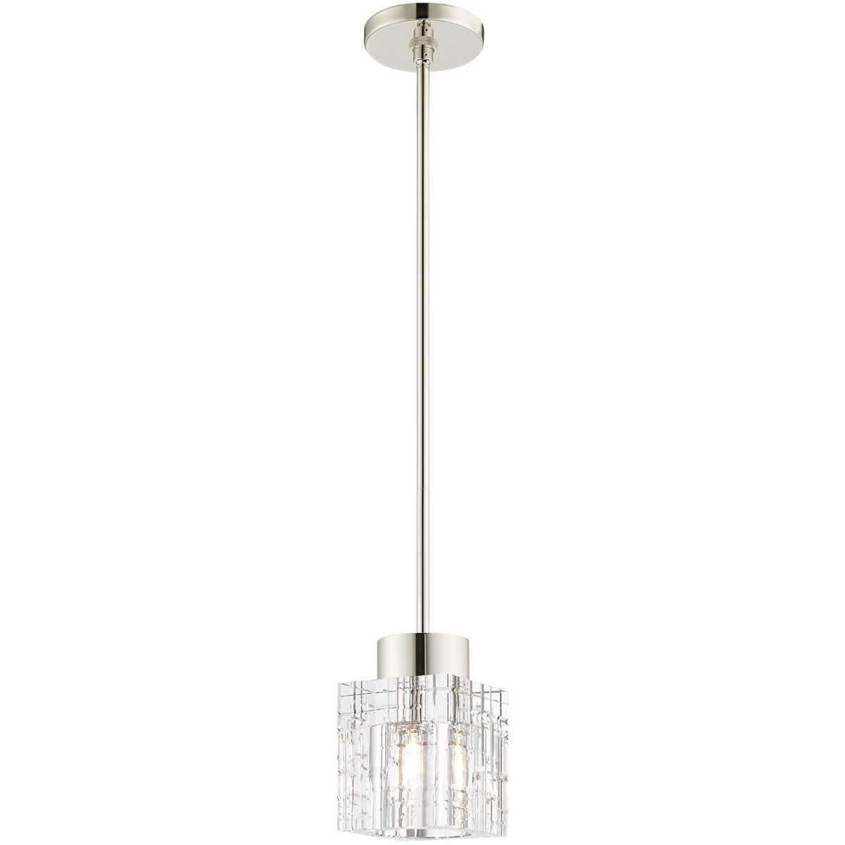 Rotterdam 1 Light 5 inch Polished Nickel Pendant Ceiling Light