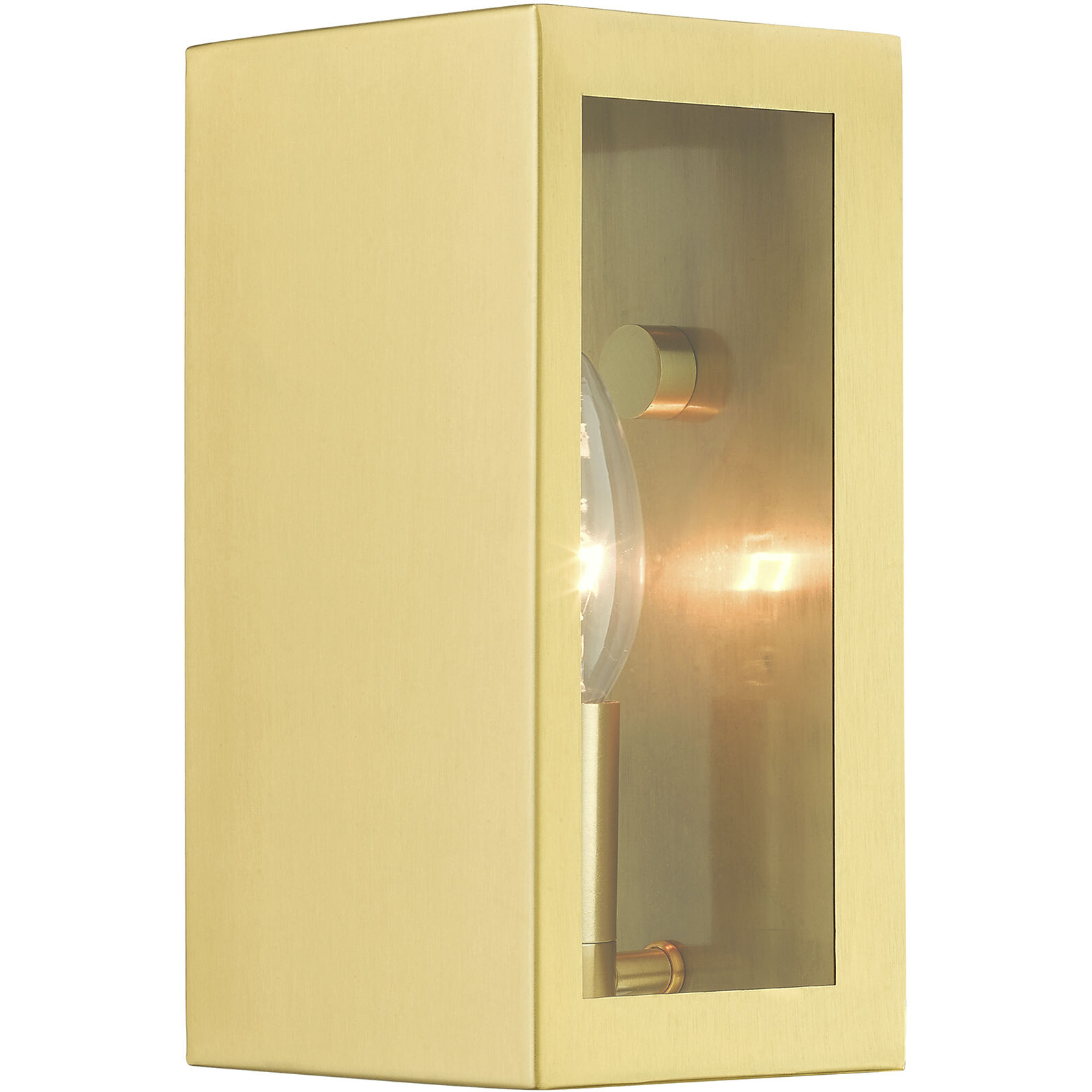 Winfield 1 Light 9 inch Satin Gold Outdoor Small Sconce, Small