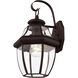 Monterey 1 Light 13 inch Bronze Outdoor Wall Lantern